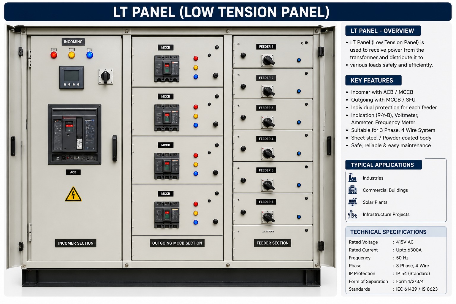Industrial LT panel