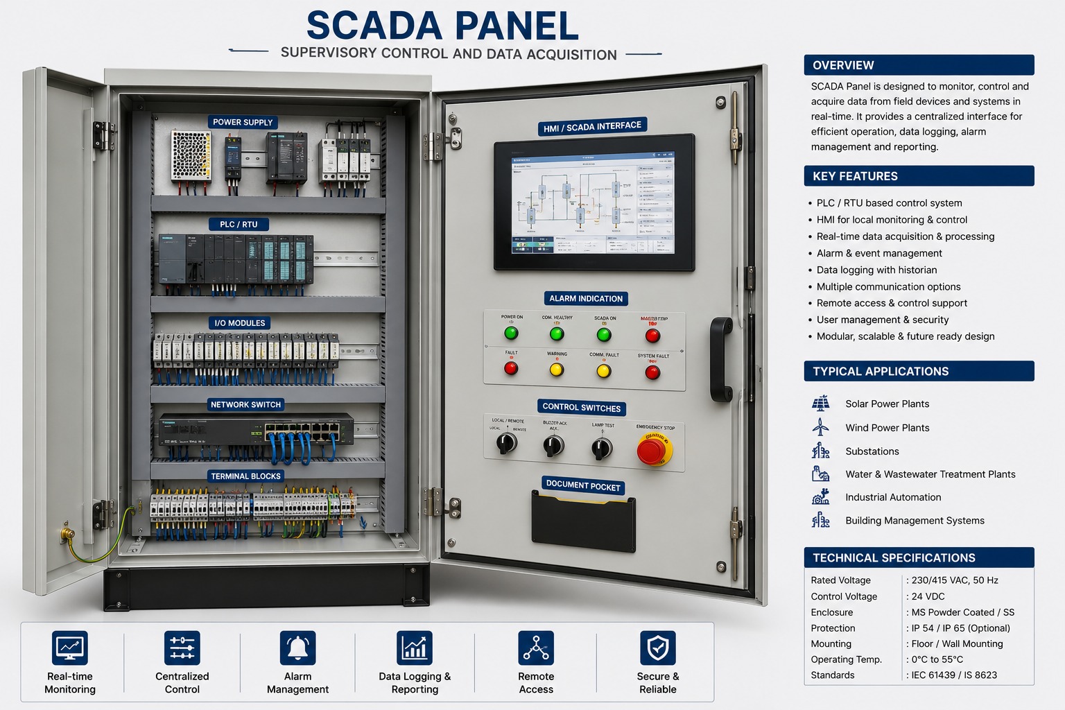 SCADA system monitoring